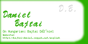 daniel bajtai business card